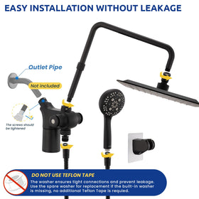 Ryamen included accessories streamline DIY setup and mounting