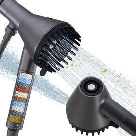 Ryamen magnetic docking: secure handheld release for wet hands and easy reattachment.