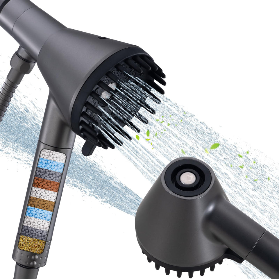 Ryamen magnetic docking: secure handheld release for wet hands and easy reattachment.