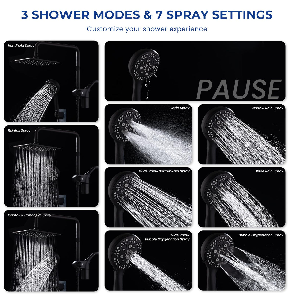 Ryamen L-shaped shower column supports sturdy, space-saving installation