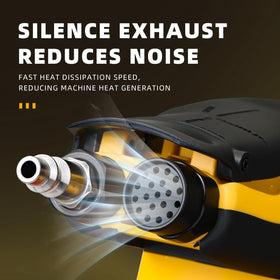 RYCUBRE adjustable speed sander enables precise material control.