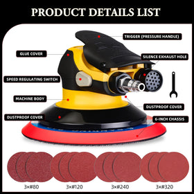 RYCUBRE lightweight ergonomic sander aids comfortable long sessions.