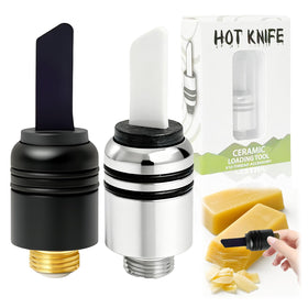 Ryetvok 2-pack silver ceramic heating head ready for precise wax slicing.