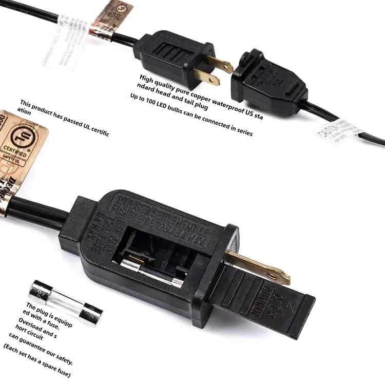 Connectable strands let you expand coverage for larger decks and social spaces.