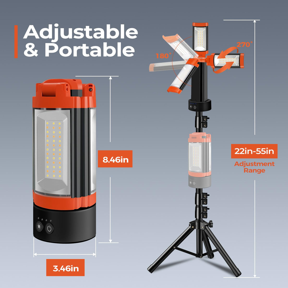 Rylpoint magnetic emergency flashlight for quick hands-free lighting