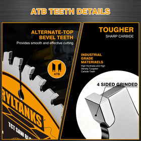Ryltanks 1-inch arbor compatibility across major miter saws