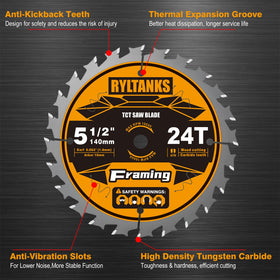 Ryltanks 48T blade for a fine finish on panels and plywood