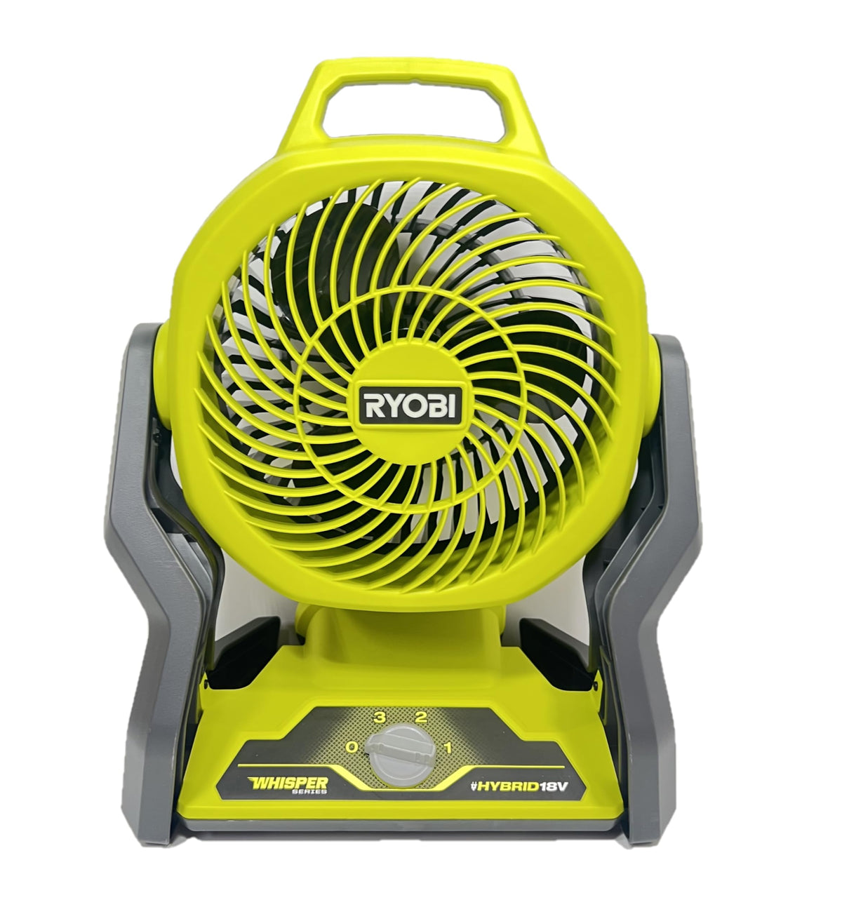 Ryobi portable fan hanging options enable flexible mounting for directed airflow.