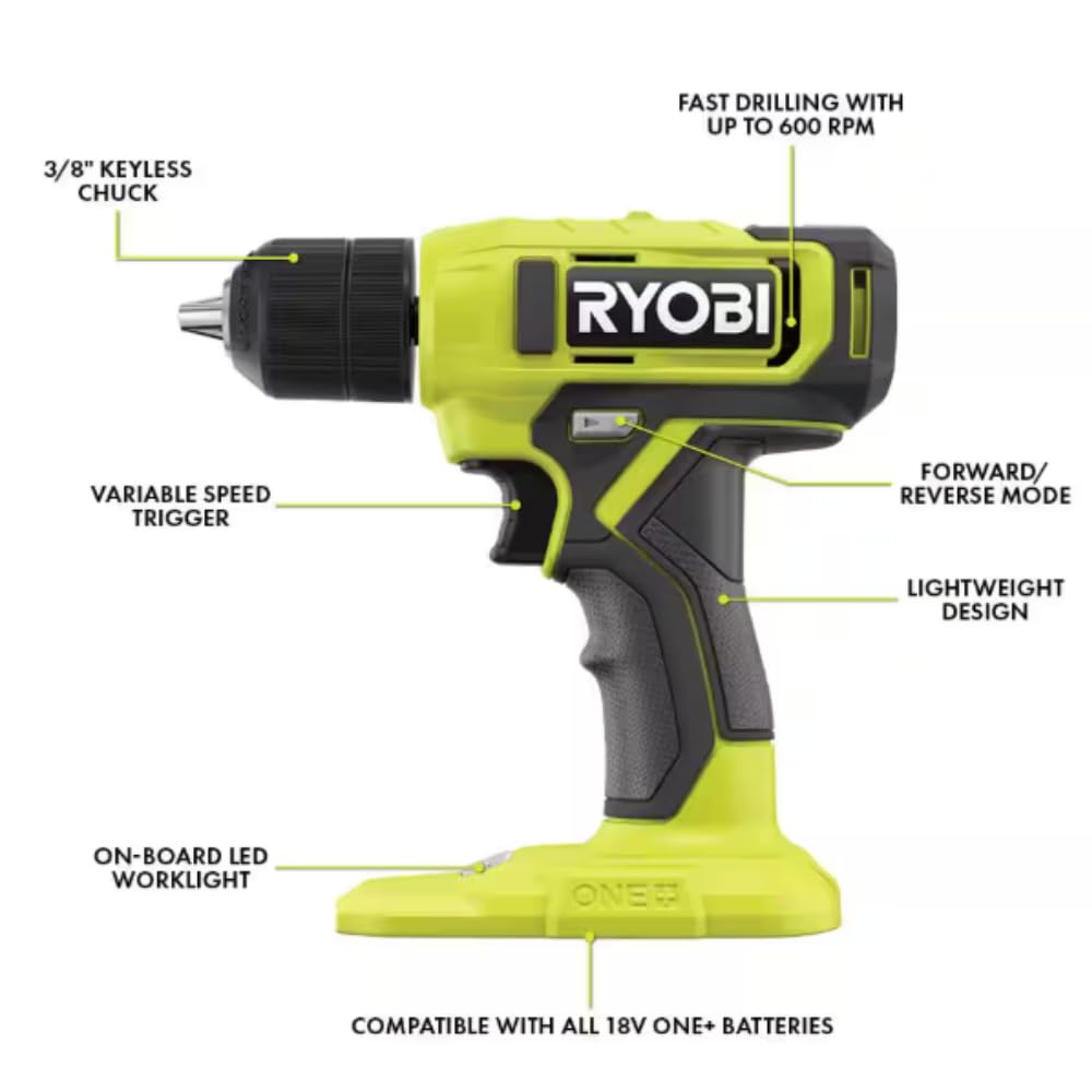 RYOBI drill clutch dial with 24 positions enabling precise torque control