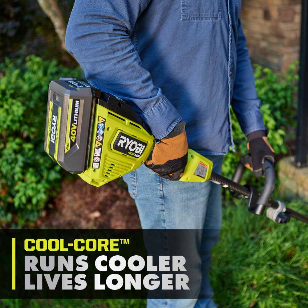RYOBI 40V 4.0Ah battery eco-friendly packaging attracts sustainable buyers.