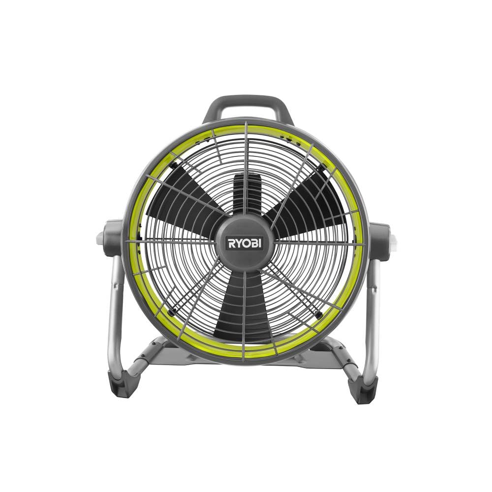 RYOBI air cannon pivoting head highlights 225-degree reach for versatile directing