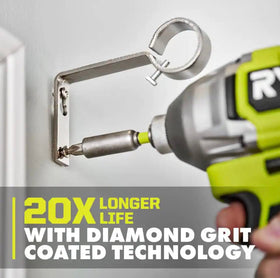 RYOBI bits variety layout illustrating the wide selection for multiple project types.