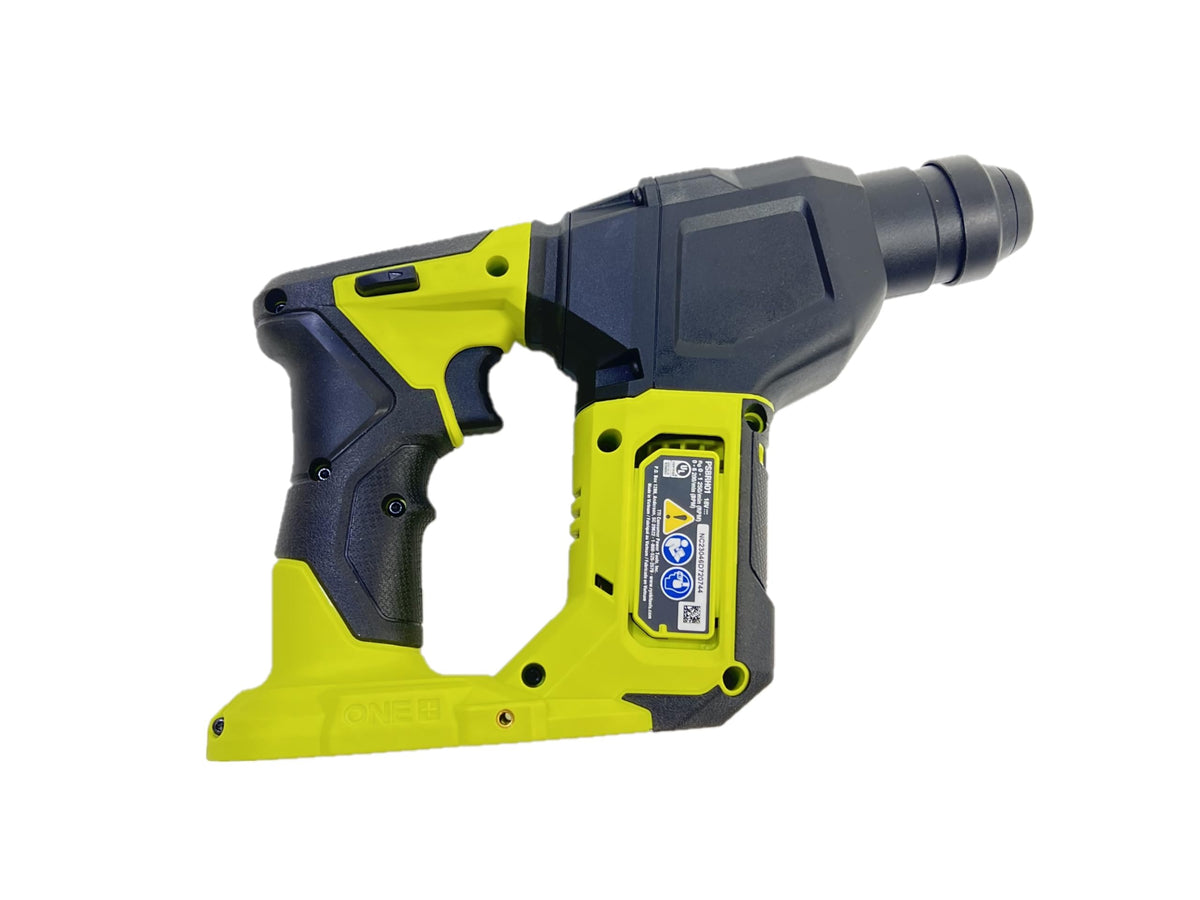Closeup of brushless motor inside a Ryobi rotary hammer highlighting efficiency