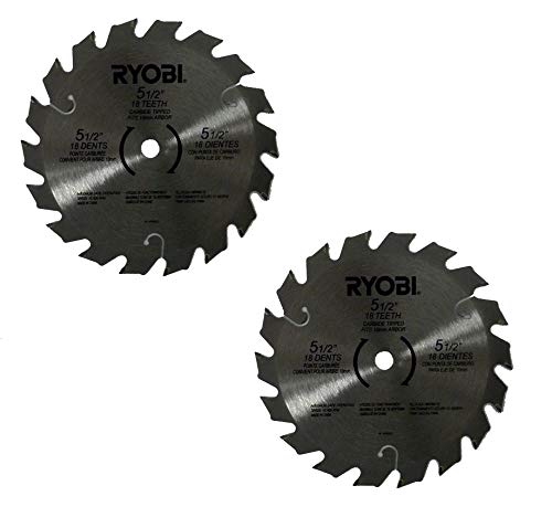 RYOBI circular saw blade D150 x 1.5mm closeup showing blade edge durability