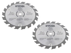 RYOBI circular saw blade D150 x 1.5mm pack2 front view for precise cuts