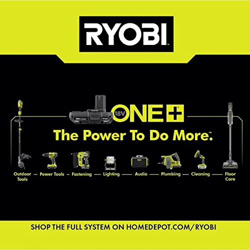 RYOBI One+ 18V 4.0Ah two-pack enables quick battery swaps on site.