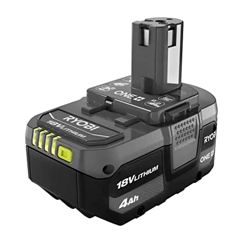 RYOBI One+ 18V 4.0Ah two-pack delivers steady power as batteries discharge.