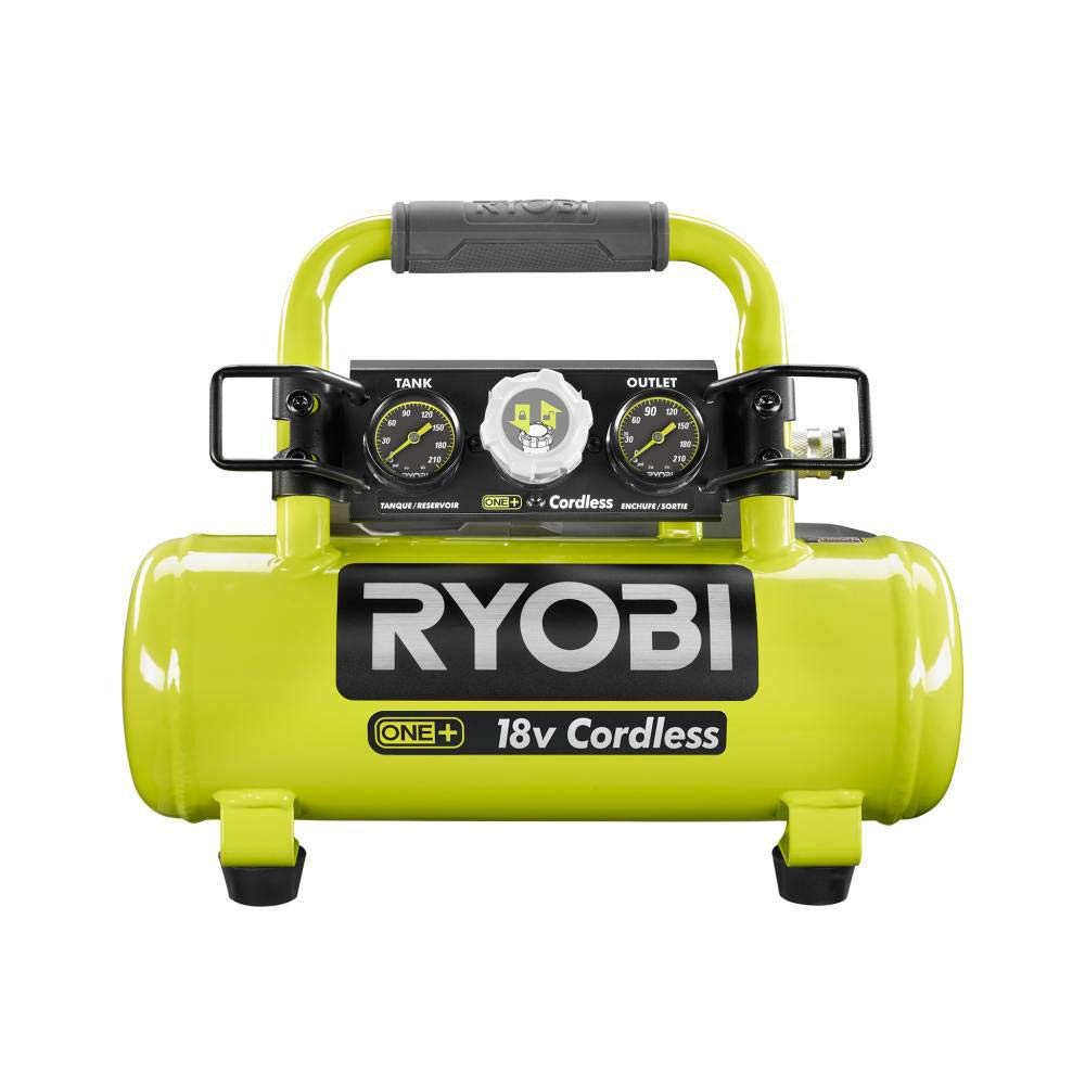 RYOBI ONEAND 18V battery housing view highlights cordless operation