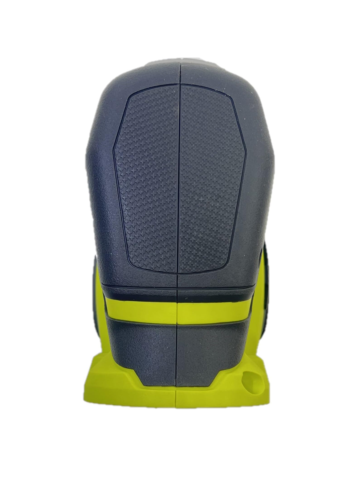 RYOBI ONEAND 18V cordless corner sander dust port helps keep work area clean.