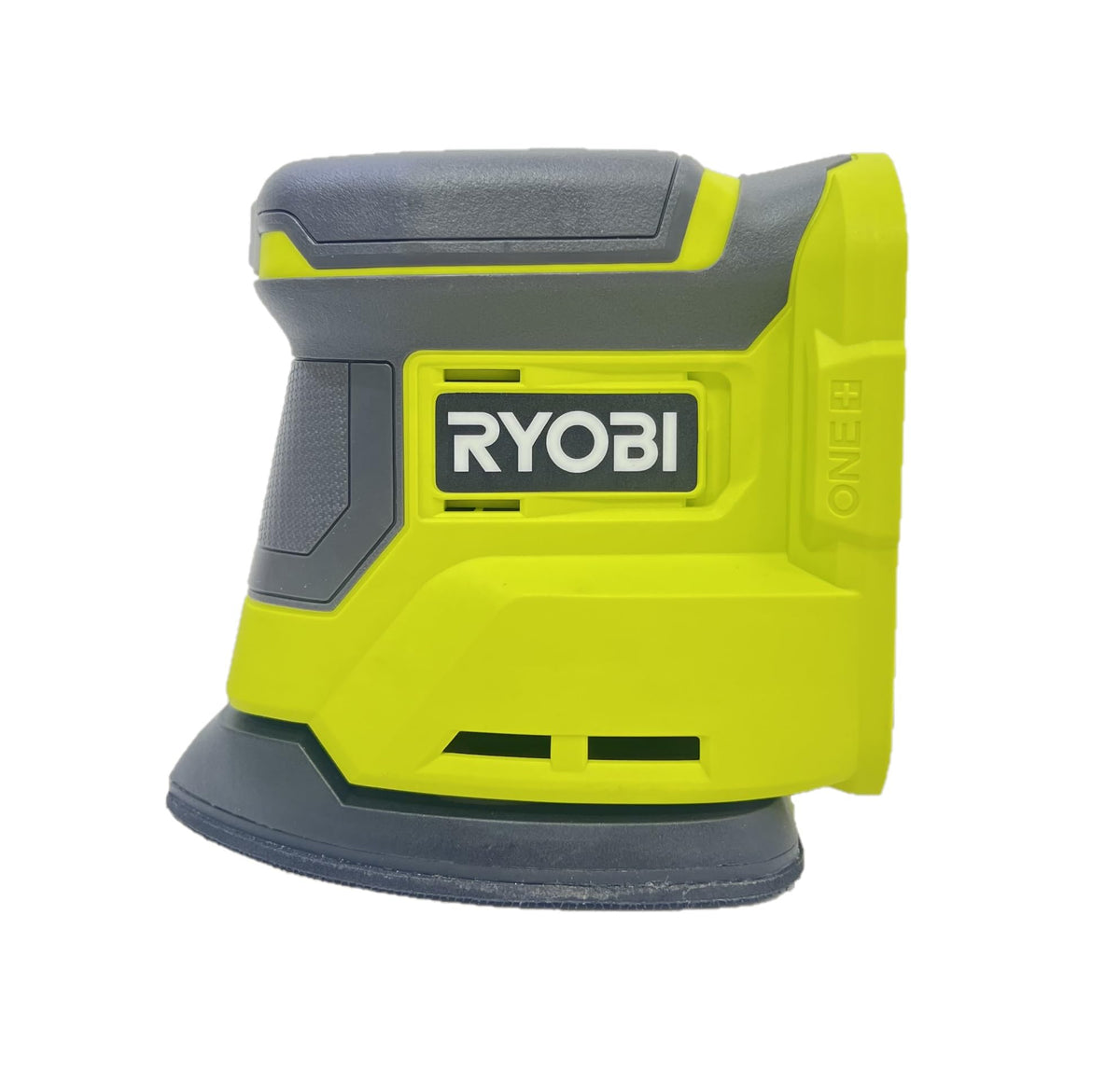 RYOBI ONEAND 18V cordless corner sander ergonomic handle for controlled sanding.