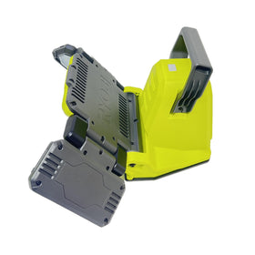 RYOBI ONEAND 18V panel light battery-slot closeup for cordless setup