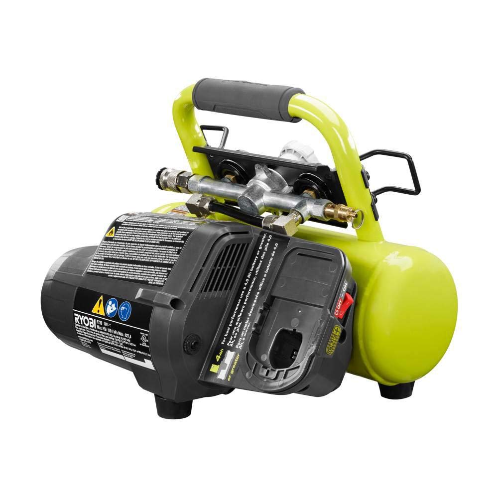 RYOBI ONEAND hose connection point enables quick tool attachment