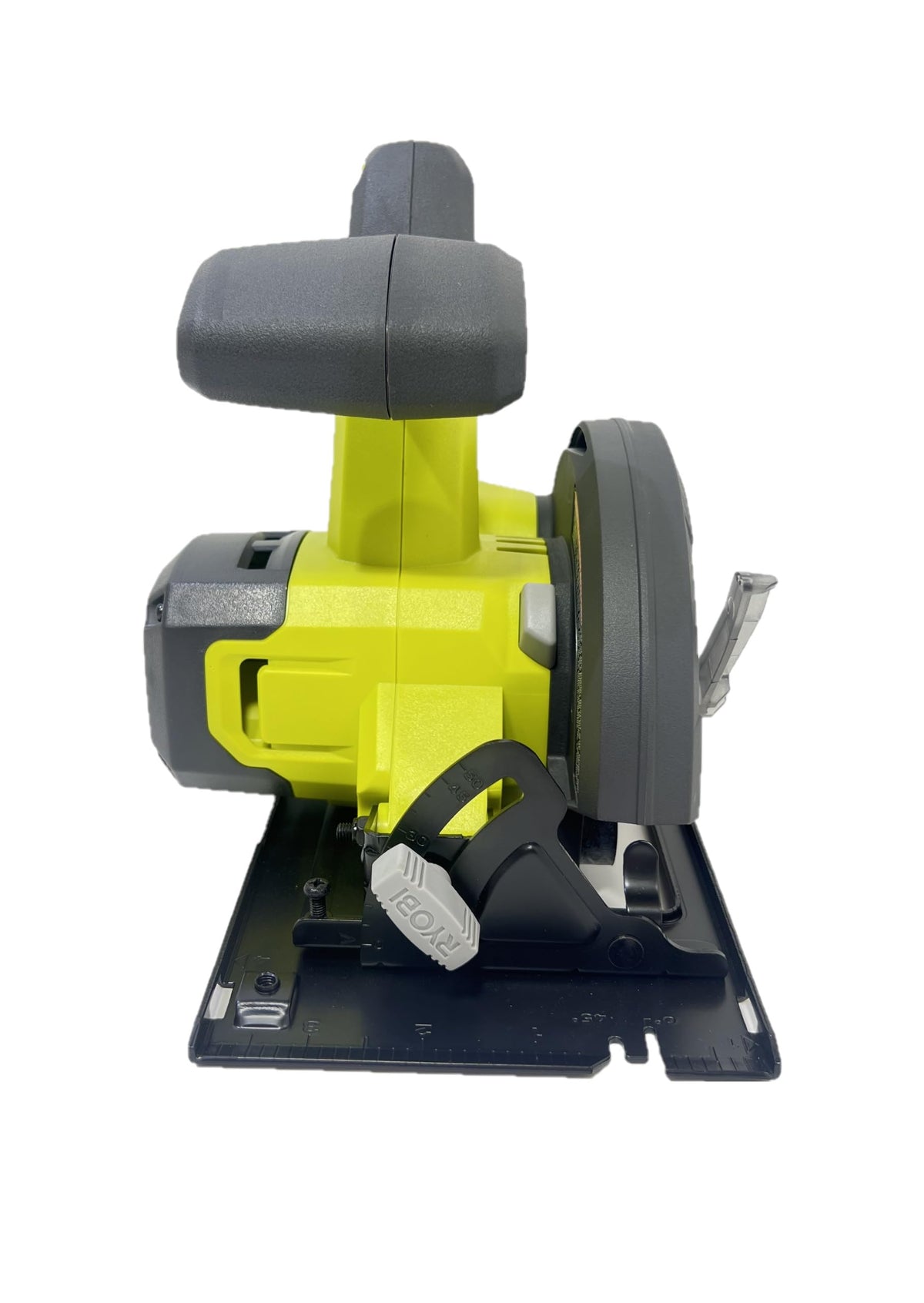 RYOBI ONE+ 18V cordless circular saw ergonomic handle for comfortable handling