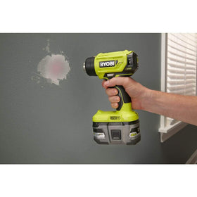 RYOBI ONE+ 18V heat gun fast heat-up for efficient work.