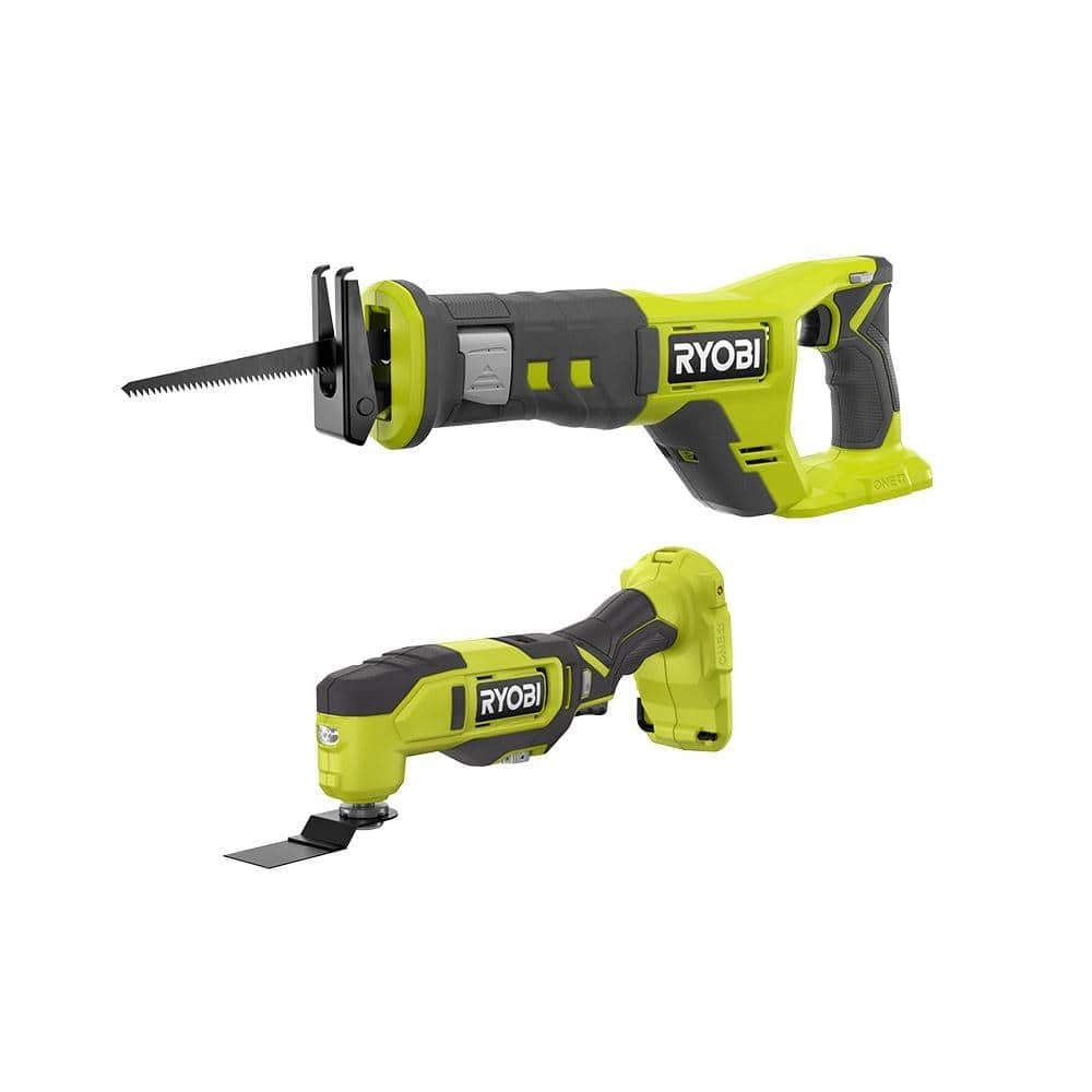 RYOBI One+ 18V multi-tool with plunge-cut blade for precise detail work