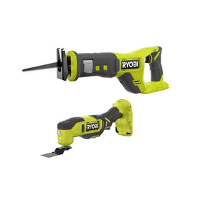RYOBI One+ 18V multi-tool with plunge-cut blade for precise detail work