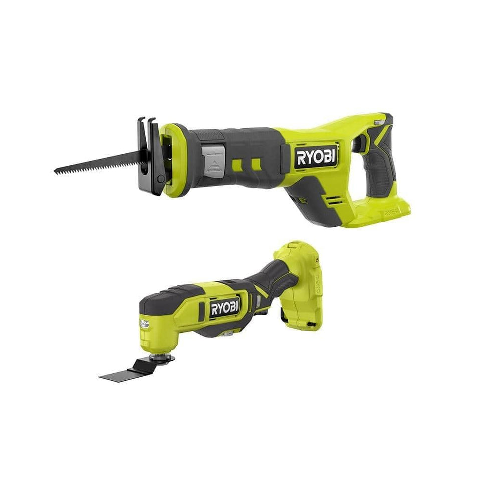 RYOBI One+ 18V multi-tool with plunge-cut blade for precise detail work