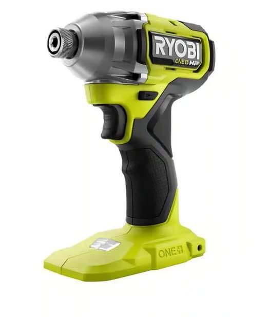 RYOBI ONE+ HP 18V 1-4-inch hex chuck enables quick bit changes.
