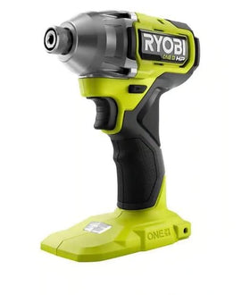 RYOBI ONE+ HP 18V 1-4-inch hex chuck enables quick bit changes.