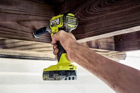 RYOBI ONE+ HP 18V lightweight design for overhead tasks.