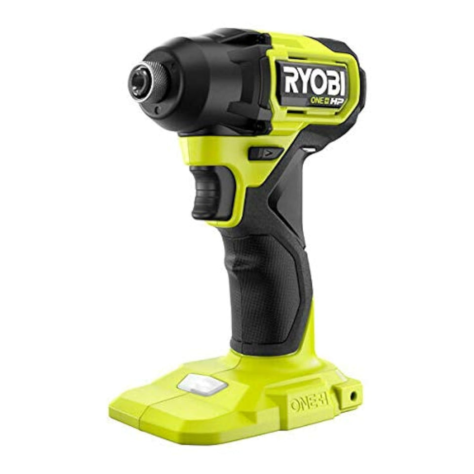 Ryobi ONE+ HP 18V compact brushless impact driver ready for tight spaces and overhead tasks.