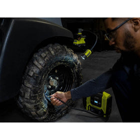 RYOBI PCL665 flexible neck in use for precise positioning