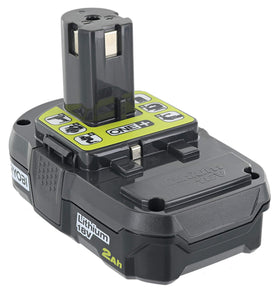 RYOBI P190 in use with tool, enabling instant power delivery.