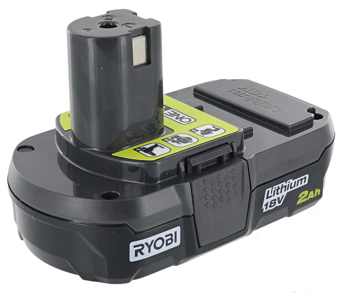RYOBI P190 fuel gauge display showing power level at a glance.