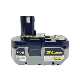 RYOBI P193 shows a clear illuminated 4-bar indicator for planning charges