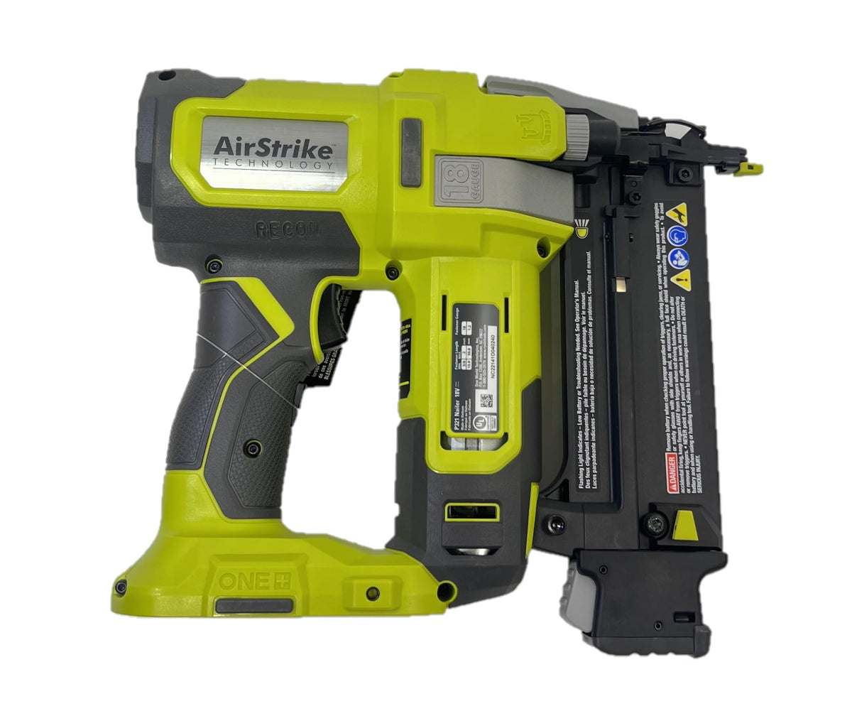 RYOBI P321 ideal for finishing interiors and furniture projects.