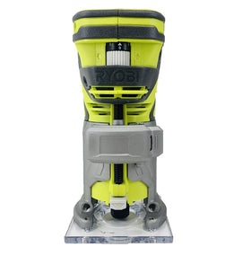 RYOBI P601 depth adjustment knob enables tool-free depth changes