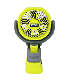 RYOBI PCF02B two-speed settings offer adjustable airflow for comfort.