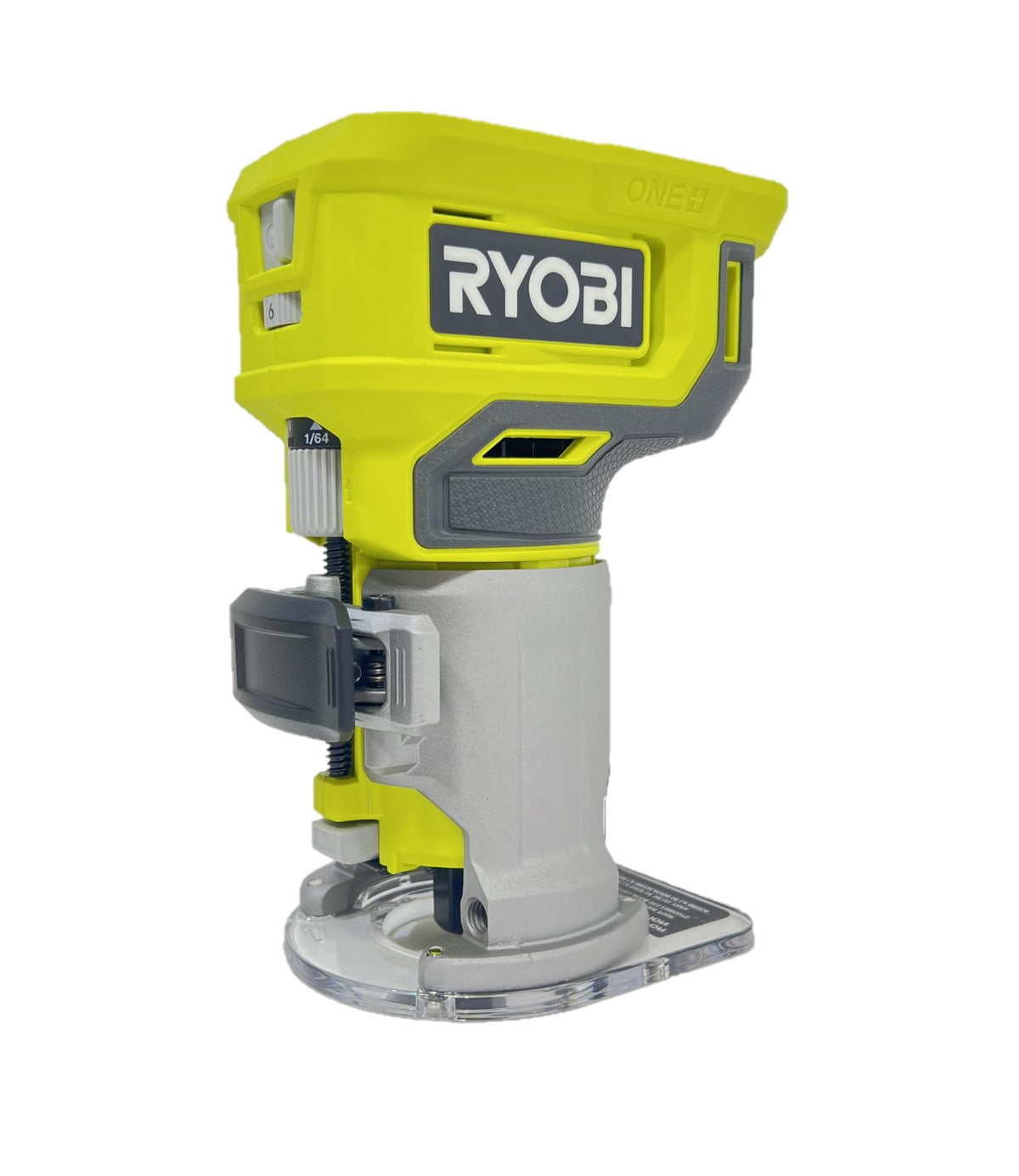 RYOBI dust chute adapter keeps your workspace clean.