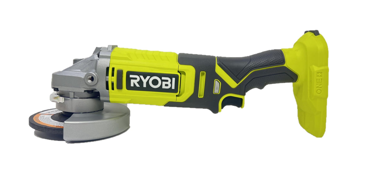 RYOBI PCL445B tool-free guard; easy adjustments for safer operation.
