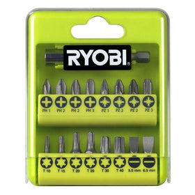 Ryobi RAK17SD 60mm bit holder supports fast bit swaps.