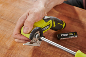 RYOBI RCT4-120G 6mm cutting capacity graphic emphasizes material range.