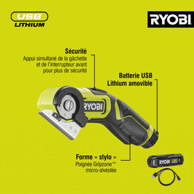 RYOBI RCT4-120G lightweight body enables comfortable, extended use.