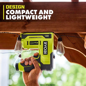 Loaded magazine ready for upholstery and framing tasks with RYOBI 4-in-1 kit