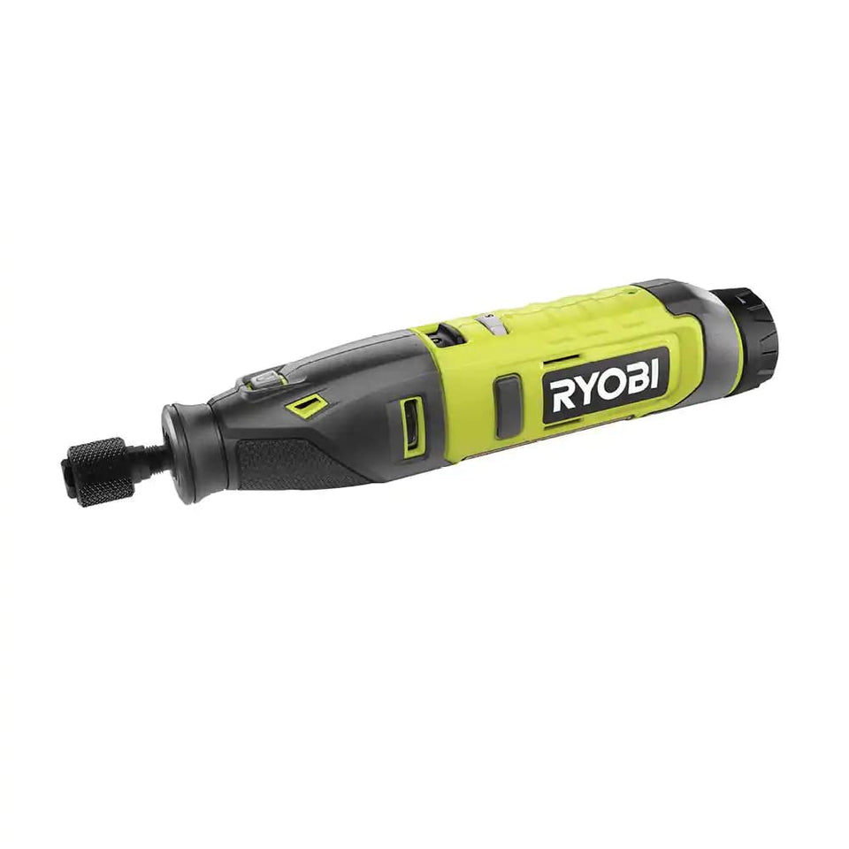 RYOBI FVM51K USB lithium rotary tool with battery for precise detail work.
