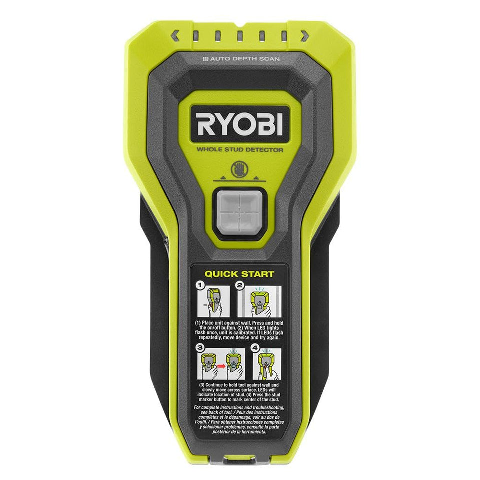 RYOBI Whole Stud Finder ESF5002 front view for quick mounting